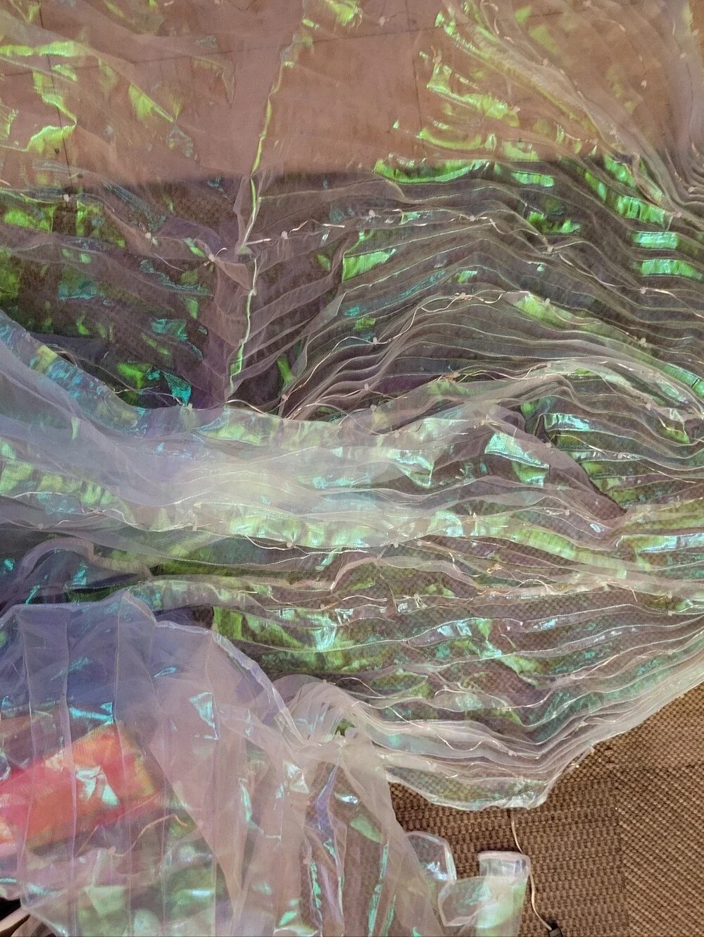 LED Light-Up Multi-Color Sheer Party Cape